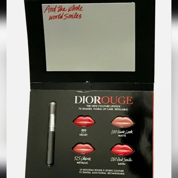 Dior Rouge Lipstick Set - Red and Metallic Shades